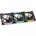 Lian Li UNI FAN SL120 120mm RGB Black Cooling Fan 3 pack